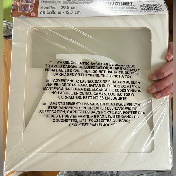 BABY BOX SET- Used once- PLUS BALLOONS - Picture 2 of 2